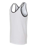 BELLA + CANVAS 3480 White/ Black — side