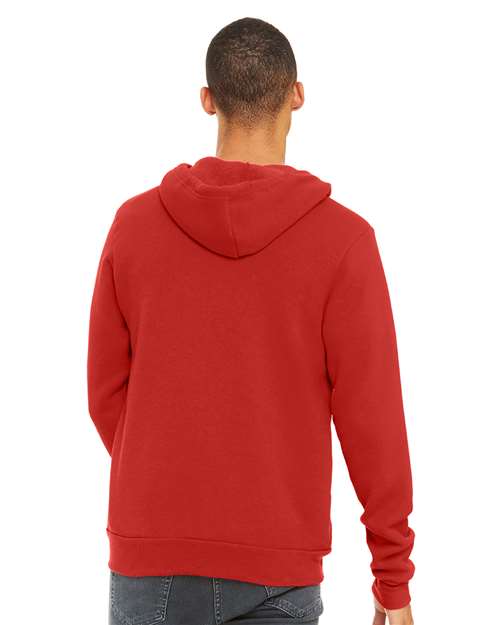 BELLA + CANVAS 3739 Red — on model back