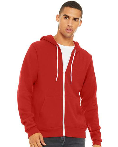 BELLA + CANVAS 3739 Red — on model front