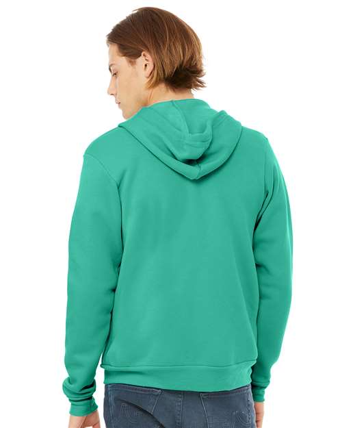 BELLA + CANVAS 3739 Teal — on model back