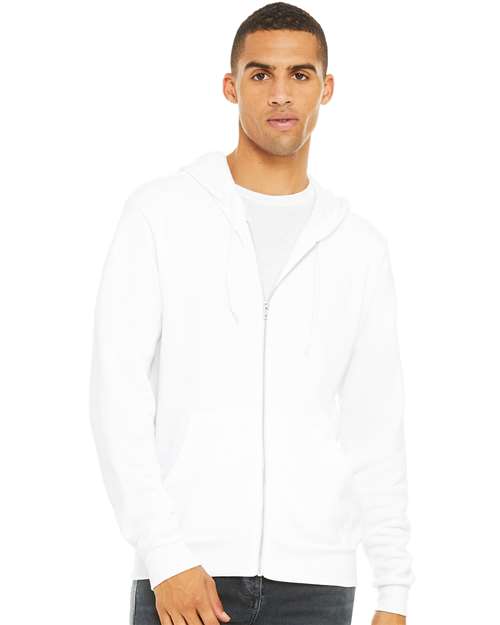 BELLA + CANVAS 3739 White — on model front