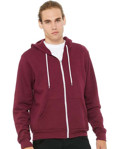 BELLA + CANVAS 3739 Maroon — on model front