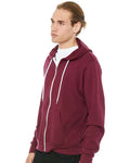 BELLA + CANVAS 3739 Maroon — on model side