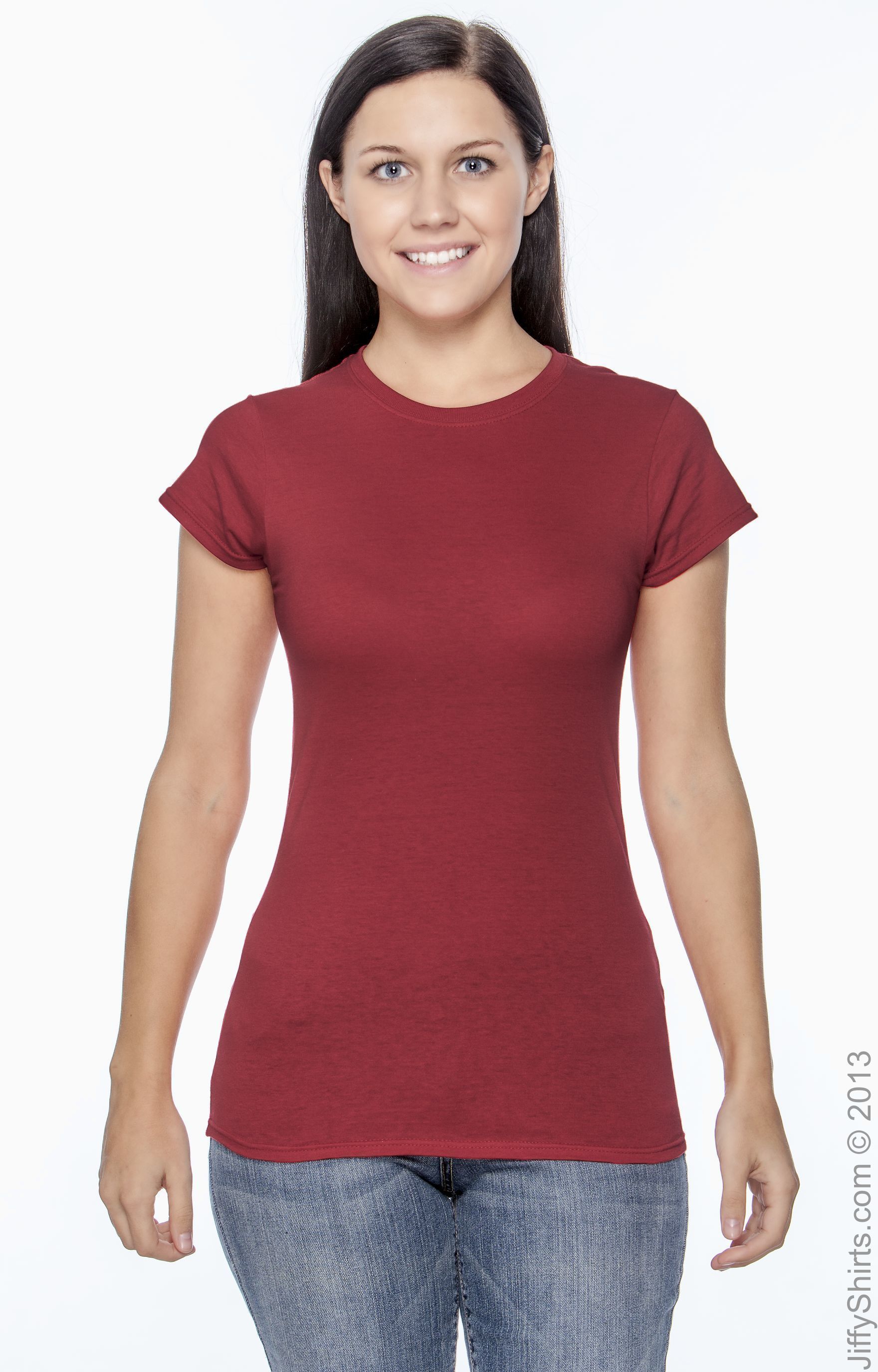 Women's Softstyle® Fitted T-Shirt - Cherry Red
