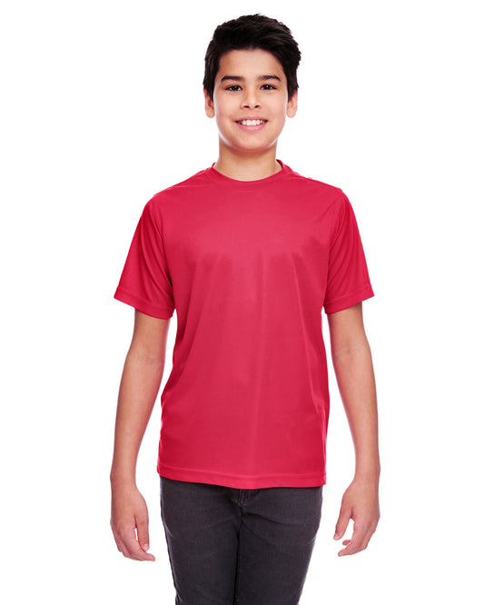 Youth Cool & Dry Sport Performance Interlock T-Shirt - Cardinal