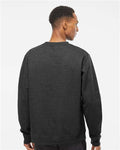 Independent Trading Co. SS3000 Charcoal Heather — on model back