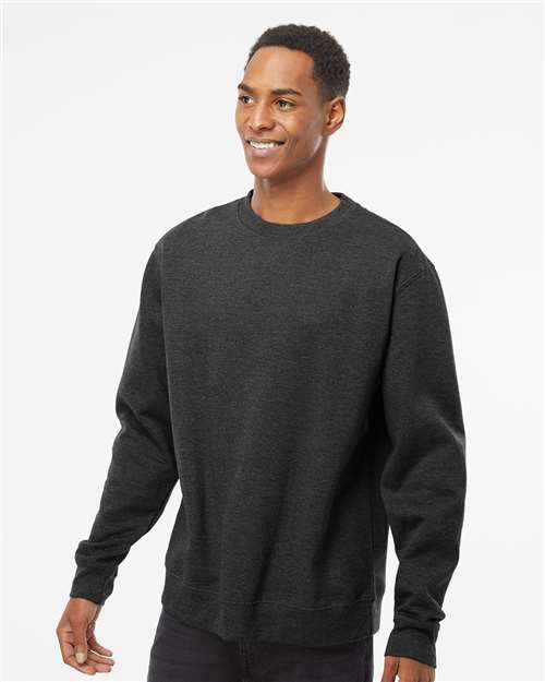 Independent Trading Co. SS3000 Charcoal Heather — on model front