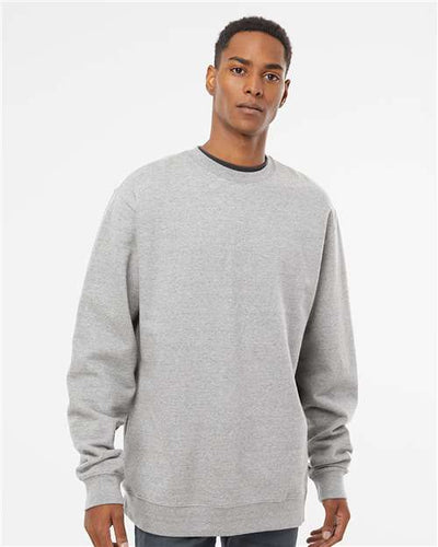 Independent Trading Co. SS3000 Grey Heather — on model front