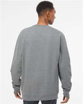 Independent Trading Co. SS3000 Gunmetal Heather — on model back