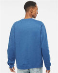 Independent Trading Co. SS3000 Royal Heather — on model back
