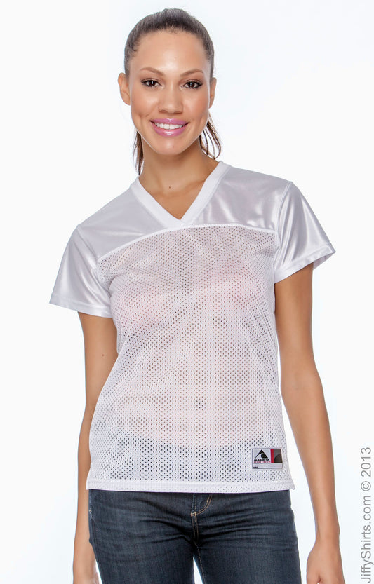 Women's Junior Fit Replica Football T-Shirt - White