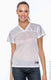 Augusta Sportswear 250 - Women's Junior Fit Replica Football T-Shirt - White