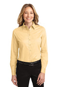 Women's Long Sleeve Easy Care Shirt - Yellow