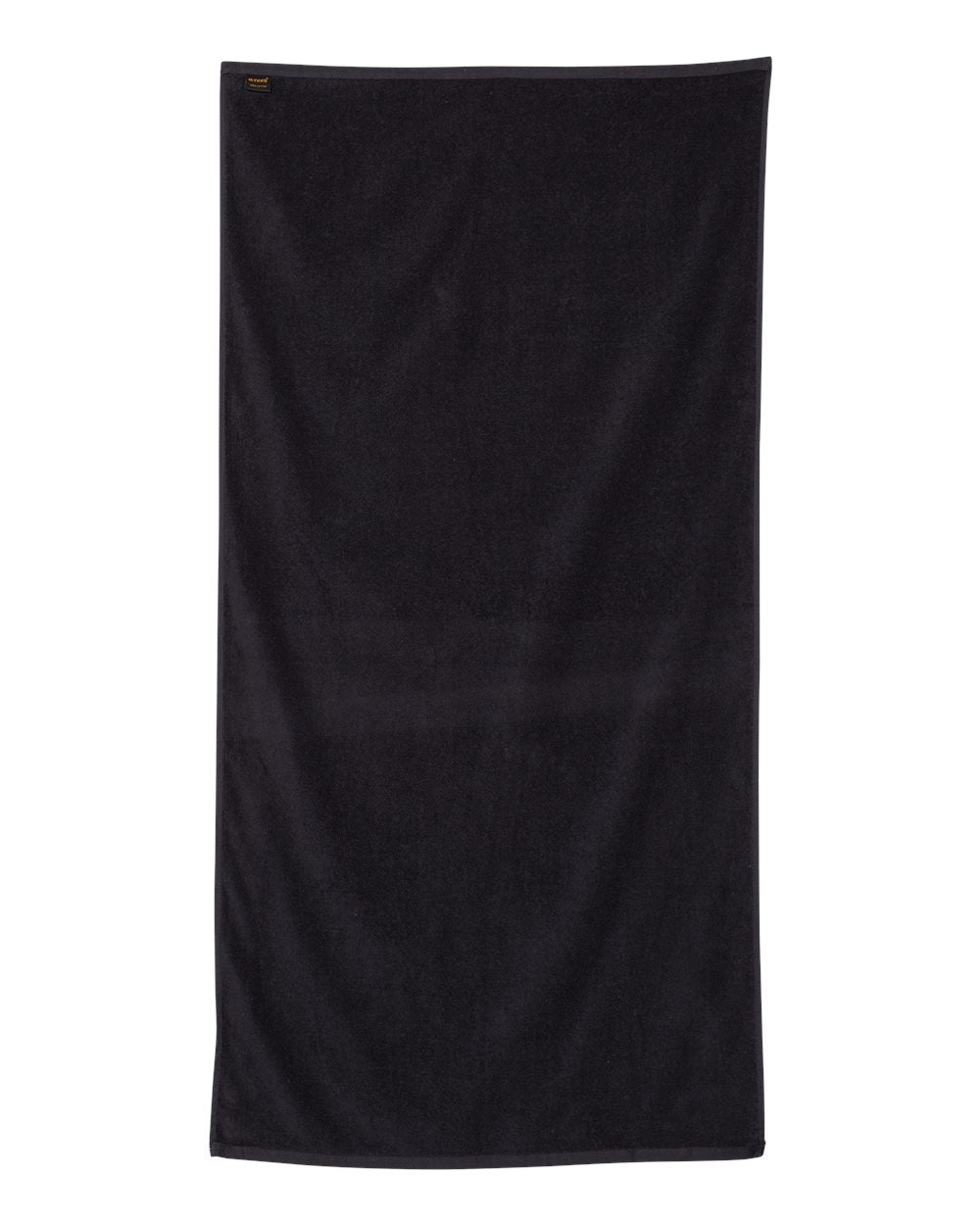Velour Beach Towel - Black