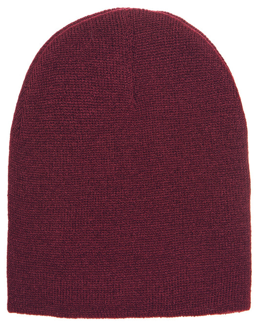 Unisex Knit Beanie - Maroon