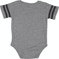 Infant Football Bodysuit - Gran Heather / Vintage Smoke