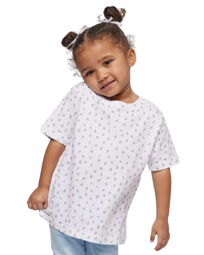Toddler Fine Jersey T-Shirt - White Spot