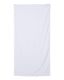 Q-Tees QV3060 - Velour Beach Towel - White