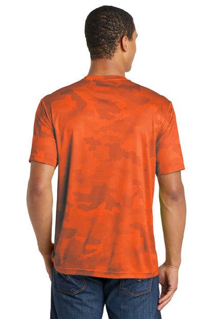 Unisex CamoHex Tee - Neon Orange
