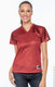 Augusta Sportswear 250 - Women's Junior Fit Replica Football T-Shirt - Red