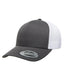 Yupoong 6506 - Unisex 5-Panel Retro Trucker Cap - Charcoal / White