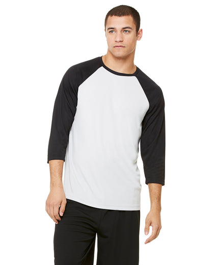 Unisex Baseball T-Shirt - Sport Silver / Black