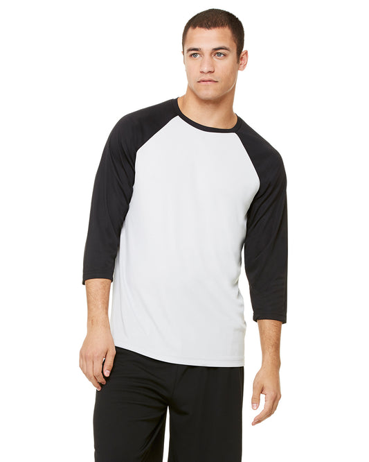 Unisex Baseball T-Shirt - Sport Silver / Black