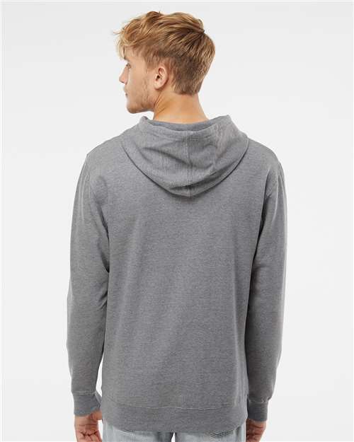 Independent Trading Co. SS4500 Gunmetal Heather — on model back