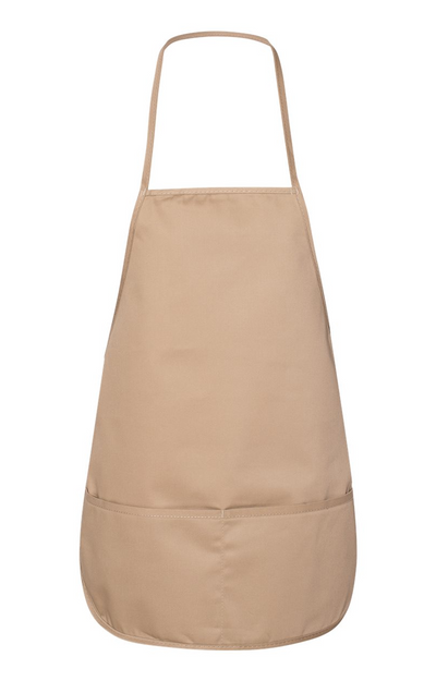 Poly/Cotton Twill Apron - Natural