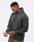 J. America 8815 Charcoal Heather — on model side