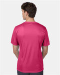 Hanes 4820 Wow Pink — on model back