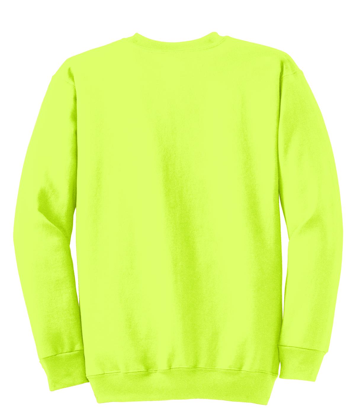 Unisex Tall Essential Fleece Crewneck Sweatshirt - Safety Green