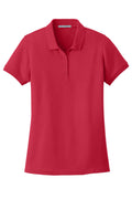 Women's Core Classic Pique Polo - Rich Red