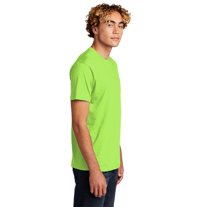 Unisex CVC Crewneck T-Shirt - Neon Green