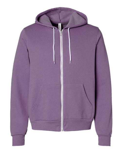 BELLA + CANVAS 3739 Heather Team Purple — front
