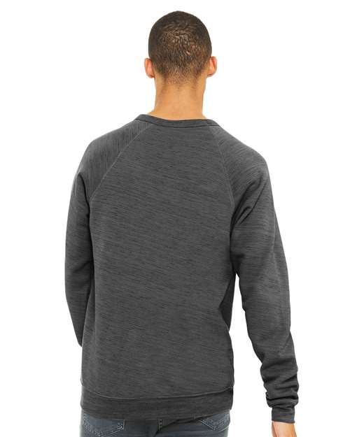 BELLA + CANVAS 3901 Dark Grey Marble — on model back
