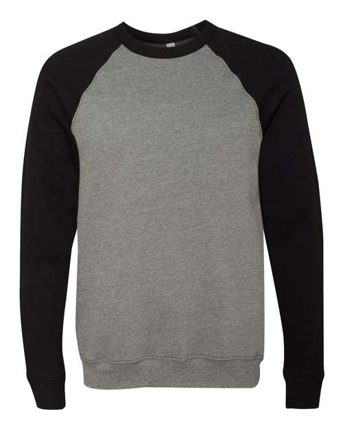 BELLA + CANVAS 3901 Deep Heather/ Black — front