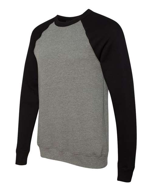 BELLA + CANVAS 3901 Deep Heather/ Black — side