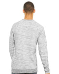 BELLA + CANVAS 3901 Light Grey Marble — on model back