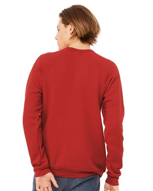 BELLA + CANVAS 3901 Red — on model back