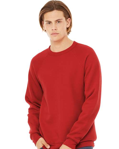 BELLA + CANVAS 3901 Red — on model front