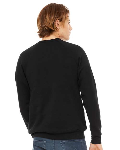 BELLA + CANVAS 3901 Black — on model back