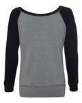 BELLA + CANVAS 7501 Deep Heather/ Black — back