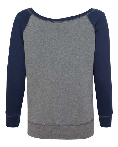BELLA + CANVAS 7501 Deep Heather/ Navy — back