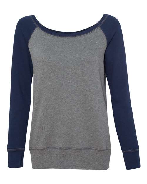 BELLA + CANVAS 7501 Deep Heather/ Navy — front