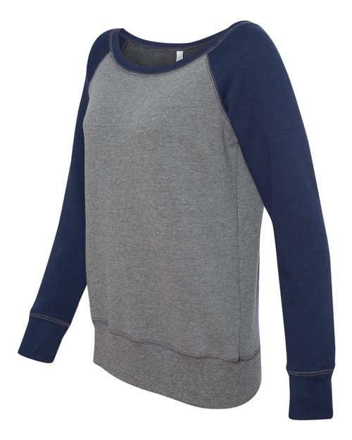 BELLA + CANVAS 7501 Deep Heather/ Navy — side