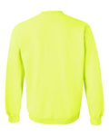 Gildan 18000 Safety Green — back