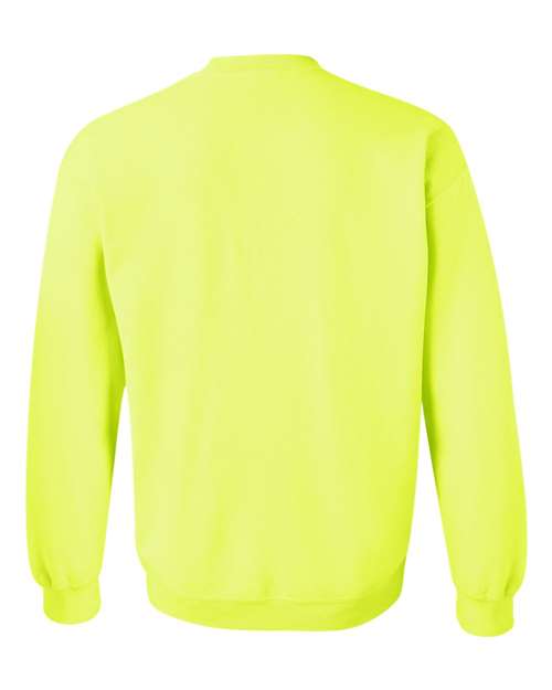 Gildan 18000 Safety Green — back
