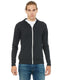 Bella + Canvas 3939 - Unisex Triblend Full-Zip Lightweight Hoodie - Charcoal Triblend