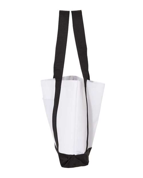 Liberty Bags 7006 White/ Black — direct side
